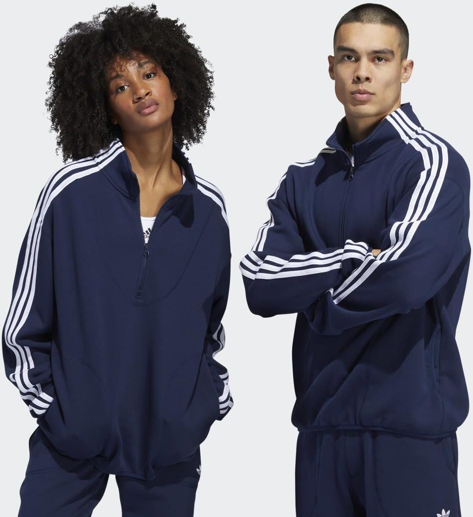 Adidas terry track top hot sale