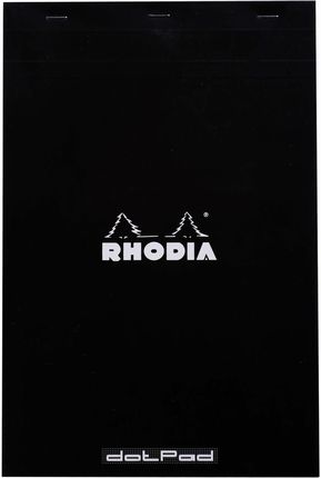 Blok Rhodia N°19 A4+ 21X31,8 Cm Kropki Czarny