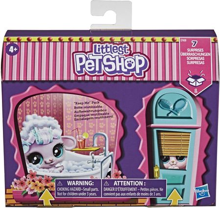 Hasbro Littlest Pet Shop - Figurki niespodzianki 2-Pak + Akcesoria Salon Zwierzaków E7430