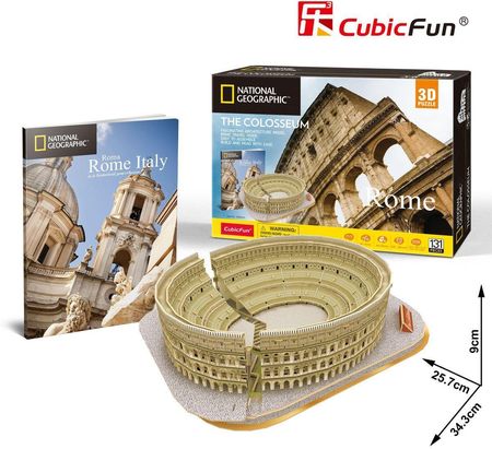 Dante Puzzle 3D National Geographic The Colosseum 131El.