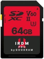Zdjęcie IRDM by GOODRAM 64GB CARD UHS II V60 (IRP-S6B0-0640R12) - Margonin