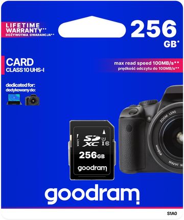 GOODRAM 256GB CARD cl 10 UHS I (S1A0-2560R12)