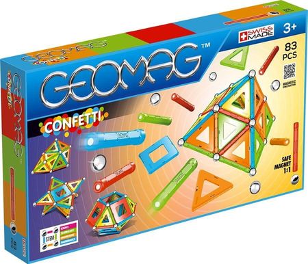 Geomag Zestaw Magnetyczny Confetti 83el. GEO-356