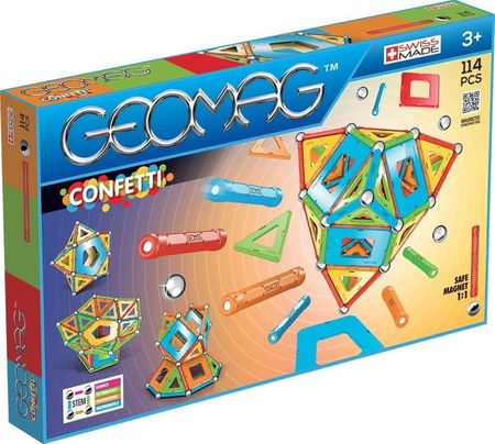 Geomag Klocki Magnetyczne Confetti 114el. GEO-357