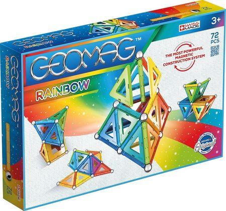 Geomag Klocki Magnetyczne Tęcza 72el. GEO-371