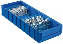 Zdjęcie Plastikowy pojemnik do regału Shelfpoj., 183 x 500 x 81 mm, niebieski - Przedbórz