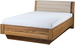 Zdjęcie Szynaka Meble Łóżko Velvet 74 140x200 Dąb Rustical 101 Beż - Namysłów