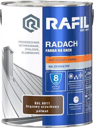 Rafil Radach RAL8011 Brązowy Orzech Półmat 5L