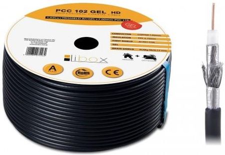 LIBOX KABEL KONCENTRYCZNY ŻELOWANY RG6U PCC102GEL-50 50M  (BX9698)