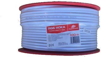 SPACETRONIK KABEL RG6  HOKA 4K 102 CU DUALSHIELD 100MB  ()