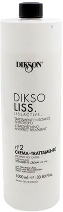 Dikson Wzmacniający Krem Wygładzający Do Włosów Diksoliss Lissactives Straightening Treatment Cream No 2 1000ml