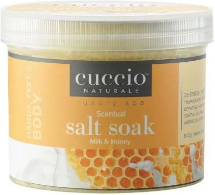 Cuccio Naturale Oczyszczająca Sól Do Moczenia Miód I Mleko 822g