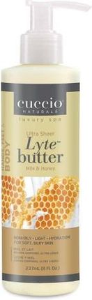 Cuccio Naturale Ultra Lekkie Masło Do Ciała Mleko Sojowe I Miód 237ml
