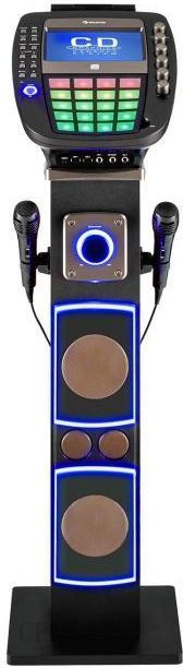 Kit karaoké - Système de karaoké Auna KaraBig avec 7 écrans, lecteur CD +  G, Bluetooth, lecteur mp3, microphones et LED disco LED - Kit karaoké