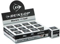 Dunlop Competition (1 kropka) - 12szt - Piłki do squasha