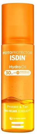 Fotoprotector Isdin Hydro Oil Spf 30 Olejek wspomagający proces opalania 200 ml