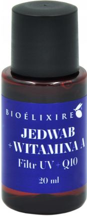 Bioelixire Jedwab Z Witaminą A Q10 I Uv Serum Do Włosów 20 ml