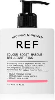 REF Colour Boost Masque delikatna odżywiająca maska bez trwałych pigmentów barwiących BRILLIANT PINK 200 ml