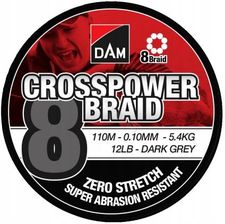 PLECIONKA DAM CROSSPOWER 8 BRAID 0,20MM 150M SZARA 66590