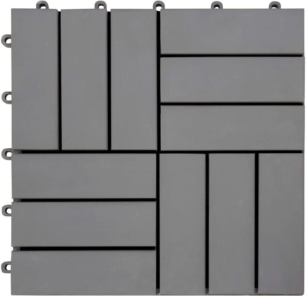 VIDAXL M8N PŁYTKI TARASOWE, 30 SZT., POSZARZANE, 30X30 CM - zdjęcie 2 VIDAXL M8N PŁYTKI TARASOWE, 30 SZT., POSZARZANE, 30X30 CM
