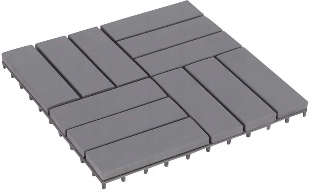 VIDAXL M8N PŁYTKI TARASOWE, 30 SZT., POSZARZANE, 30X30 CM - zdjęcie 4 VIDAXL M8N PŁYTKI TARASOWE, 30 SZT., POSZARZANE, 30X30 CM