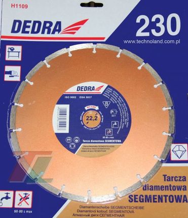 Dedra Tarcza segmentowa 230 mm / 22,2 H1109