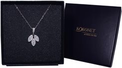 KOKONET NASZYJNIK ŚLUBNY BOGGIA SILVER