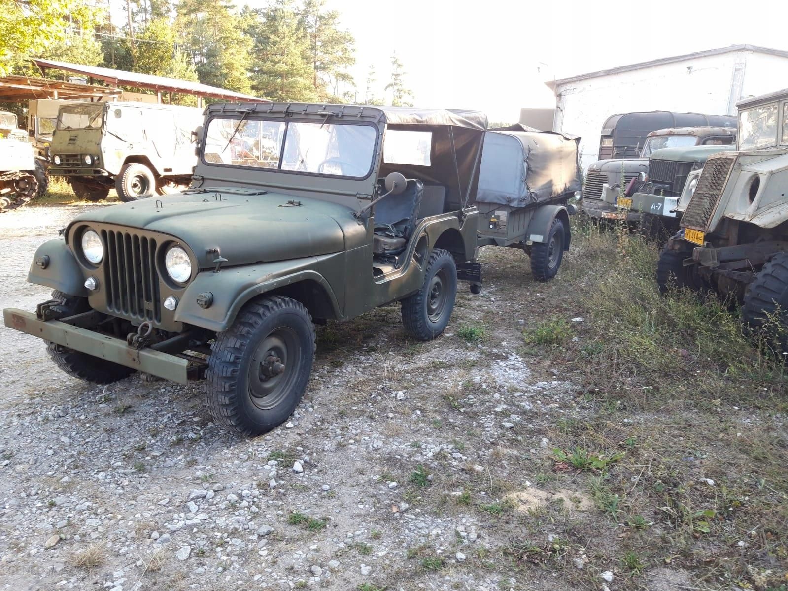 Jeep Willys M38A1 z przyczepą//Militarny//Wojskowy