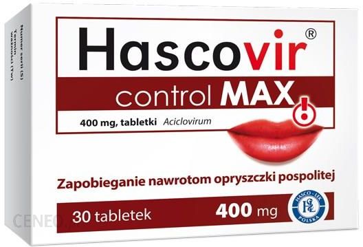 Hascovir control Max 0,4mg 30tabletek - zdjęcie 1