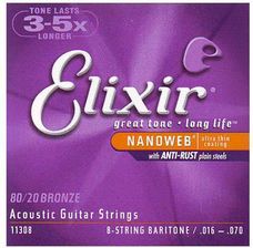 Zdjęcie Elixir 11308 8-St Baritone 80/20 - Tuszyn