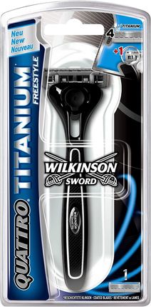 Wilkinson Quattro Titanium Freestyle Maszynka Do Golenia + 1 Wymienne Ostrze