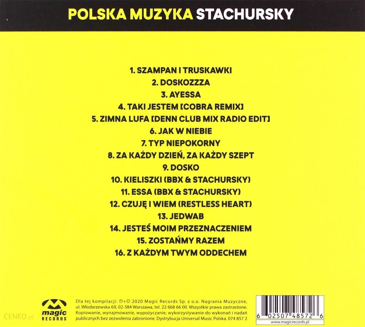 Płyta kompaktowa Stachursky Polska Muzyka Stachursky Ceny i