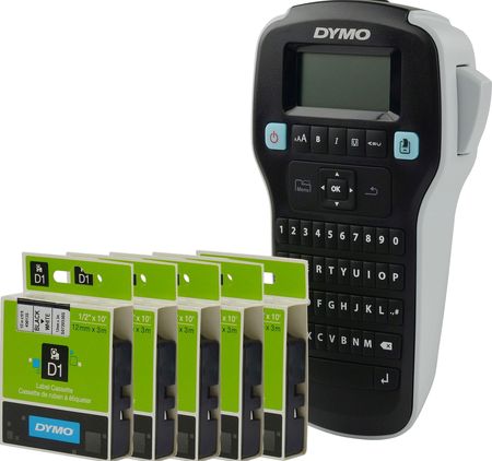 Drukarka etykiet DYMO LabelManager LM160 S0946320 + 5 taśm D1 9mm