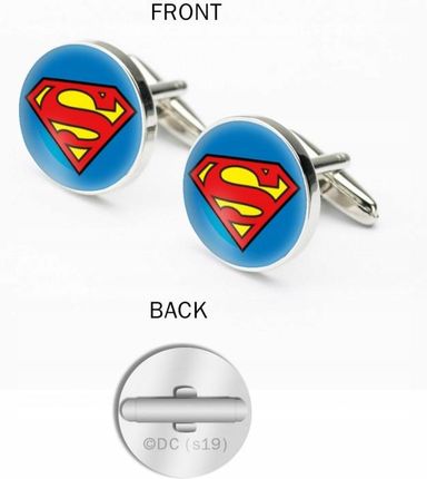 Biżuteria Spinki do mankietów Superman 002 Szkło