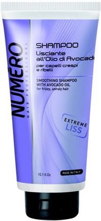 Brelil Numero Smoothing Shampoo Wygładzający Szampon Do Włosów Olej Awokado 300 ml