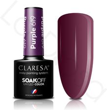 Zdjęcie Claresa Lakier Hybrydowy Purple nr 619 5 ml - Kwidzyn