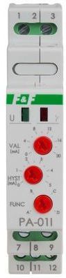 F&F Przekaźnik-analogowy-z-wejściem-prądowym-wejście-0÷20mA-4÷20mA-8A-montaż-na-szynie-DIN-MAX-PA-01I (MAXPA01I)