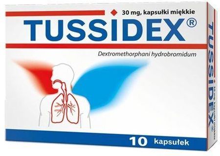 Tussidex 0,03 g 10 kaps.
