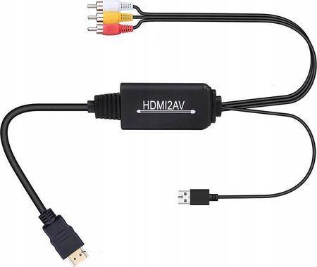 Adapter AV PAWONIK KONWERTER HDMI do AV CINCH CVBS EURO