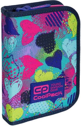 Coolpack Piórnik szkolny Clipper Drawing Hearts 52650CP C76141