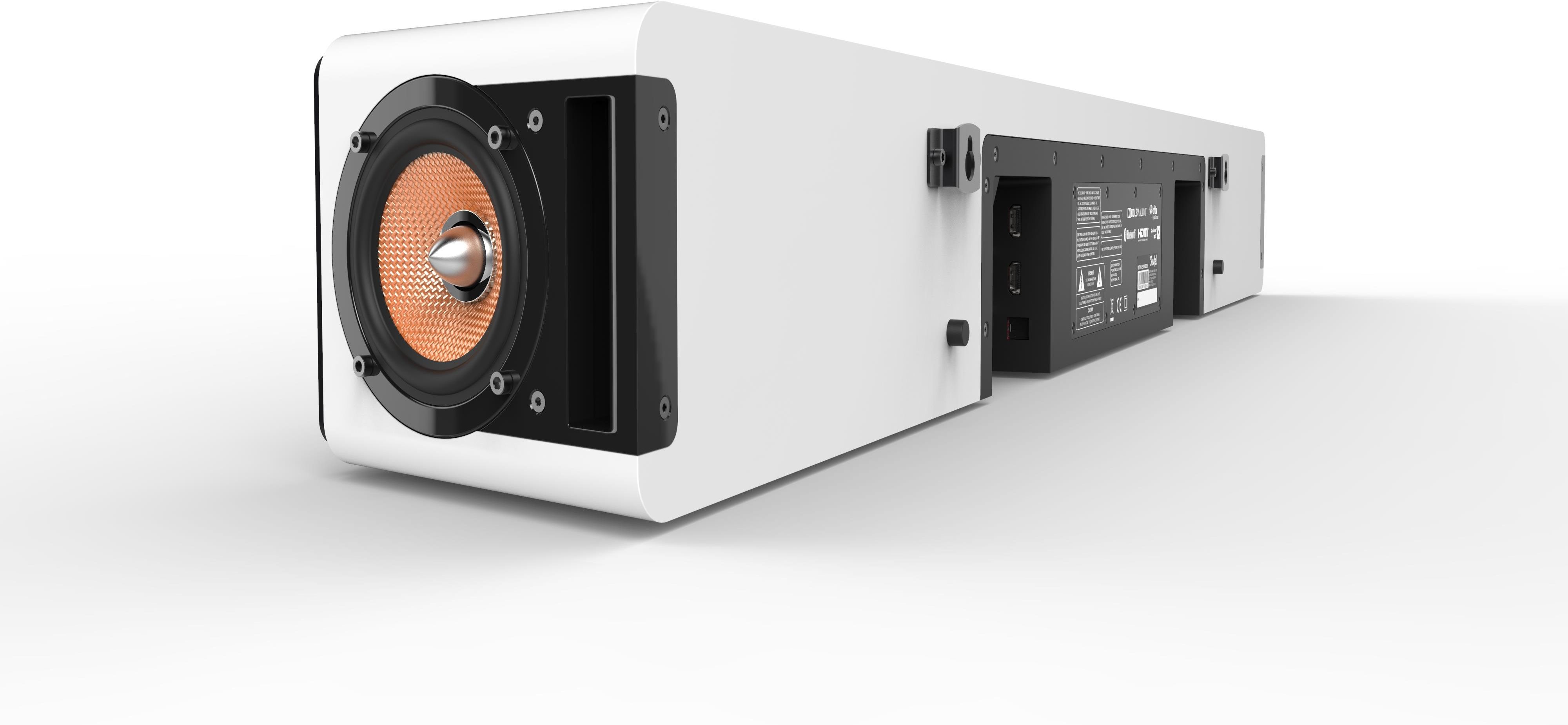 Cinebar Duett Surround Power Edition 4.1-set Soundbar Teufel Cinebar Ultima Surround Power Edition 4.1-Set biały