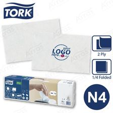 Tork Xpressnap serwetki dyspenserowe N4 <br/>2-warstwowe składane w 1/4 (8x5x100) N4_2w_1-4