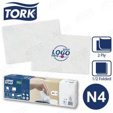 Tork Xpressnap serwetki dyspenserowe N4 <br/>2-warstwowe składane w 1/2 (8x5x200) N4_2w_1-2