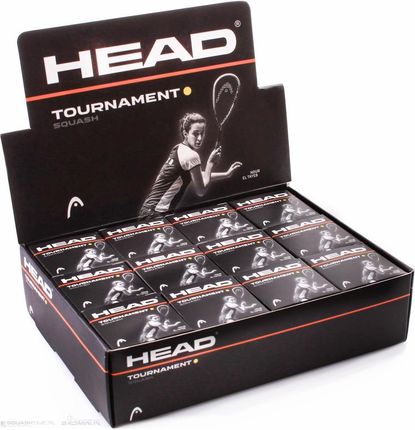 Head Tournament Squash Ball 12-Pack