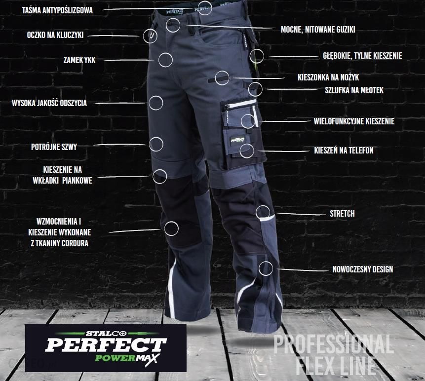 Spodnie Robocze Cordura Professional Flex Line Ls