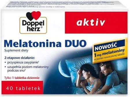 Kapsułki Doppelherz aktiv Melatonina DUO 40 szt