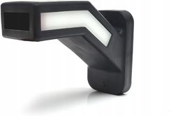 LAMPA OBRYSOWA NAROŻNA ROGOWA NEON LED L+P PARA