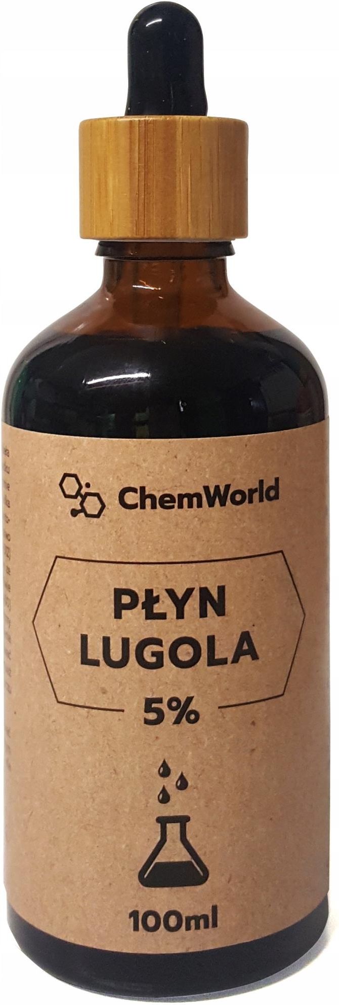 Preparat Medycyny Naturalnej Chemworld Płyn Lugola 5 Jod Czysty Czda 100 Ml Opinie 5534