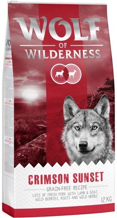 Wolf Of Wilderness 2X12Kg Crimson Sunset Jagnięcina I Koza