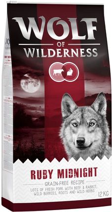 Wolf Of Wilderness 1Kg Adult Ruby Midnight Wołowina I Królik